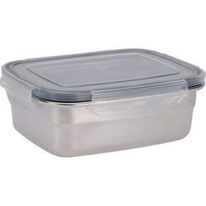 Excellent Houseware Nierdzewna puszka z plastikowąpokrywką 500 ml, 0,5 l