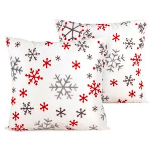 4Home Poszewka na poduszkę Snowflakes, 40 x 40 cm