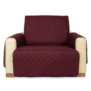4Home Narzuta na fotel Doubleface bordo/beżowy, 60 x 220 cm, 60 x 220 cm