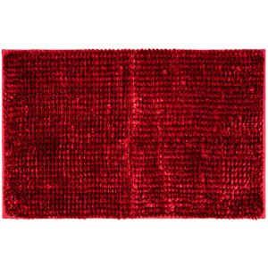 Mata łazienkowa Ella micro czerwona, 50 x 80 cm, 50 x 80 cm