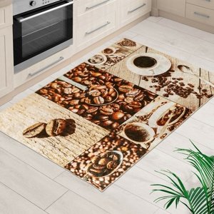 Bellatex Dywan Ziarna kawy 3D, 80 x 120 cm