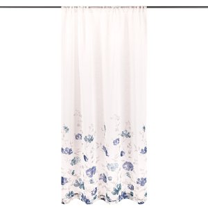 4Home Zasłona Floral niebieski, 140 x 245 cm