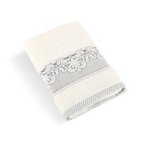Bellatex Frotte ręcznik kolekcja Orchidea waniliowy, 50 x 100 cm, 50 x 100 cm