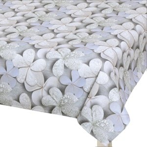 Bellatex Obrus DITA Kwiatki szary, 50 x 50 cm, 50 x 50 cm