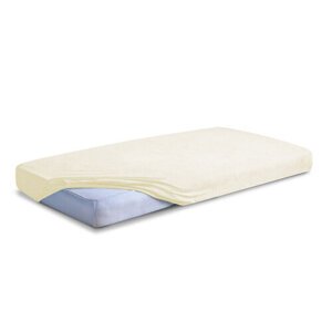 Babymatex Nieprzepuszczalne prześcieradło frotte dla dzieci ecru, 60 x 120 cm, 60 x 120 cm