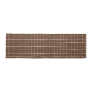 Bieżnik Nordom ciemnobrązowy, 35 x 120 cm, 35 х 120 cm