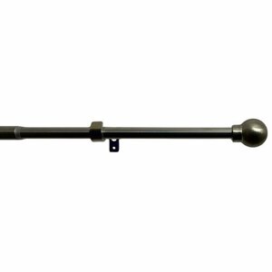 Rozciągliwy zestaw kurtyn Ball 16/19 mm ze stalinierdzewnej, 200 - 350 cm, bez pierścieni, 200 - 350 cm