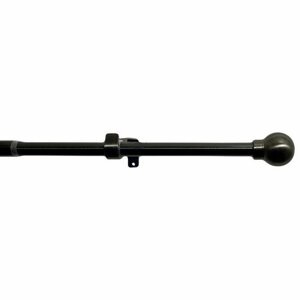 Zestaw karnisza Kula regulowany 16/19 mm czarny nikiel, 120 - 230 cm, bez krążków, 120 - 230 cm
