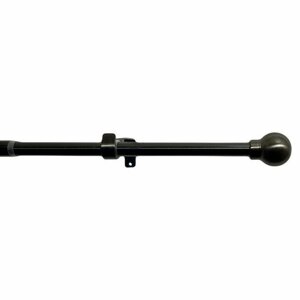 Rozszerzalny zestaw zasłon Ball 16/19 mm czarnynikiel, 200 - 350 cm, bez pierścieni, 200 - 350 cm