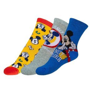 Skarpetki dziecięce Mickey, rozmiar 23-26, 3 pary, 23 - 26