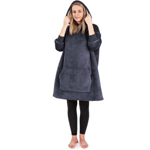 4Home Bluza z barankiem mikroplusz Antracyt , uni M damska, uni M – damskie