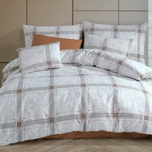 BedTex Pościel bawełniana Quatre biały, 140 x 220 cm, 70 x 90 cm, 140 x 220 cm, 70 x 90 cm