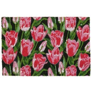 Wycieraczka kokosowa Pink tulips, 39 x 59 cm