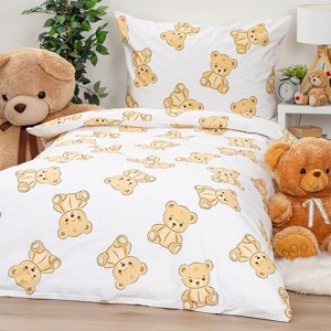 4Home Pościel bawełniana Teddies, 140 x 200 cm, 70 x 90 cm, 140 x 200 cm, 70 x 90 cm