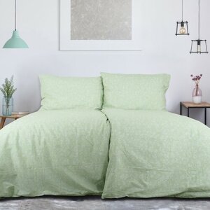 B.E.S. Petrovice Pościel z kory Top Class Green flowers, 140 x 200 cm, 70 x 90 cm