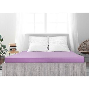 4Home prześcieradło jersey Ideal fioletowy, 90 x 200 cm, 90 x 200 cm