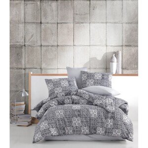 BedTex Bawełniana pościel Ceramica szara, 220 x200 cm, 2 szt. 70 x 90 cm