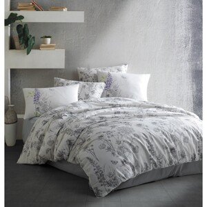 BedTex Bawełniana pościel Myra biała, 220 x 200cm, 2 szt. 70 x 90 cm + 2 szt. 50 x 70 cm
