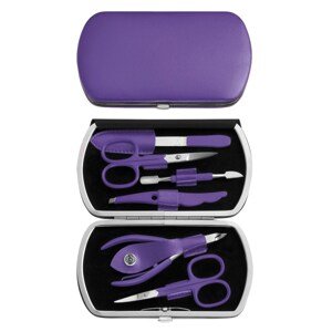 Luksusowy zestaw do manicure i pedicure Solingen lila NO 319-11