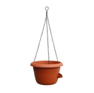 Plastia Donica samonawadniająca wisząca 30 cm, terakota, śred. 30 cm