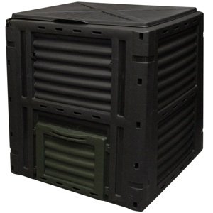 Kompostownik, 450 l, czarny, 80 x 80 x 81 cm