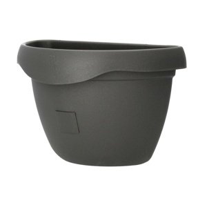 Plastia Siesta Doniczka samonawadniająca na ścianę, 29 cm szary