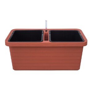 Skrzynka samonawadniająca Berberis DUO, terakota, 78 cm