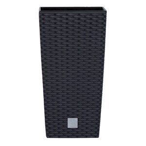 Prosperplast Osłonka na doniczkę Rato Square antracytowy, 17x17x32,4 cm, S