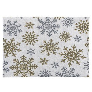 Dakls Podkładka Snowflakes biały, 33 x 48 cm