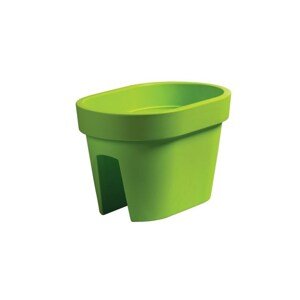 Prosperplast Doniczka na balustradę Lofly Railing limonkowy, 40 cm