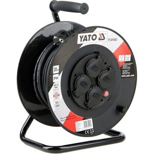 Yato YT-81053 Przedłużacz bębnowy z 4 gniazdami, 30 m