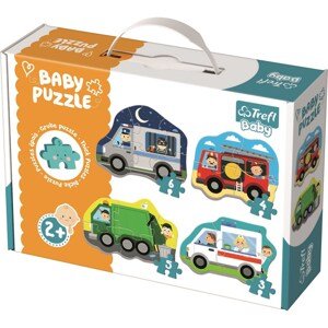 Trefl Puzzle Baby Środki transortu, 4 szt.