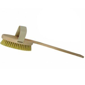 Szczotka drewniana do mycia pleców z rękojeścią zdejmowaną, 45 cm