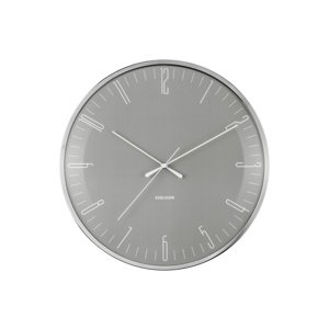 Karlsson KA5754GY Stylowy zegar ścienny, 40 cm