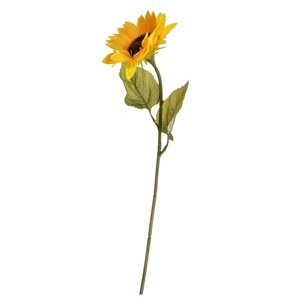 Kwiat sztuczny Słonecznik żółty, 68 cm