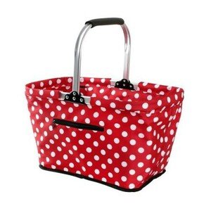 Toro Składany kosz na zakupy Dots 48 x 28 x 28 cm
