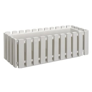 Gardenico Skrzynka Fency biały, 50 cm, 50 cm