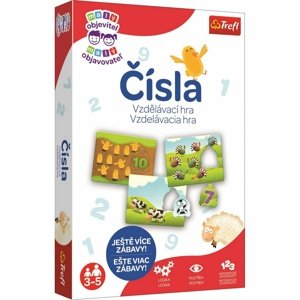 Trefl Gra edukacyjna Mały Odkrywca Liczby, 10elementów