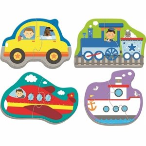 Trefl Baby Puzzle Transport, 8 elementów