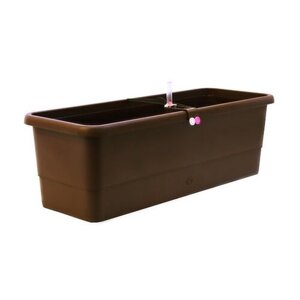 Gardenico Donica samonawadniająca Smart System Gardenie brązowy, 60 cm, 60 cm