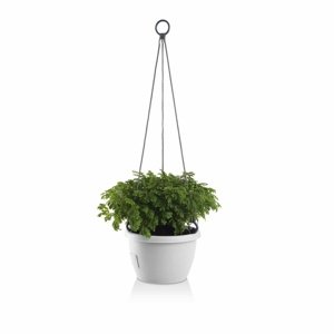 Gardenico Doniczka samonawadniająca do zawieszenia Marina biały, śr. 30 cm, śred. 30 cm