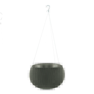 Keter Doniczka wisząca Cozies S szary 3,2 l, 28 x 18 cm
