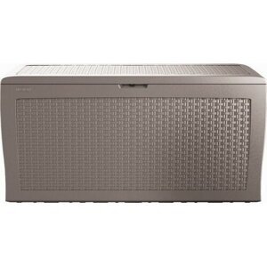 Keter Skrzynia ogrodowa do przechowywania Samoa Rattan cappuccino, 270 l, 117 x 57 x 45 cm