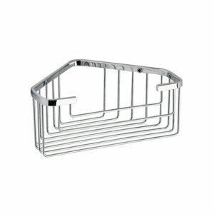 GEDY 2483 Inteligentna półka narożna pod prysznic,20 x 8 x 15,1 cm, srebrna