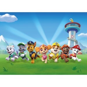 Fototapeta dziecięca Paw Patrol 252 x 182 cm, 4 części