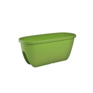 Gardenico Doniczka balkonowa na poręcz Balconia OVI zielony, śr. 60 cm, śred. 60 cm