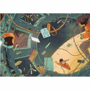 Dino Puzzle Wszechświat - znajdź 10 obiektów, 300 elem. XL