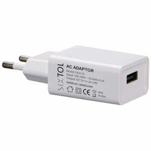Sixtol Uniwersalny zasilacz USB 5V/2A, dodo dyfuzorów Car Flame, Bloom i Honey