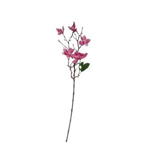 Sztuczna gałązka magnolii ciemnoróżowa, 64 cm