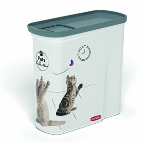 Curver Pojemnik na karmę, wzór kota, 2  l, 2 l
